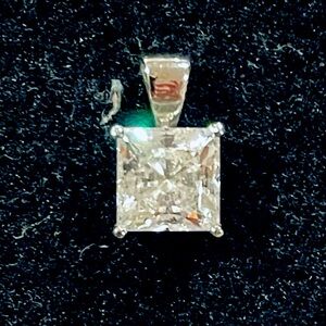 Sterling Silver and Cubic Zirconia Pendant